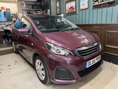 Peugeot 108 Active 1L 5 Door Free Road Tax 105,000 Miles 2016