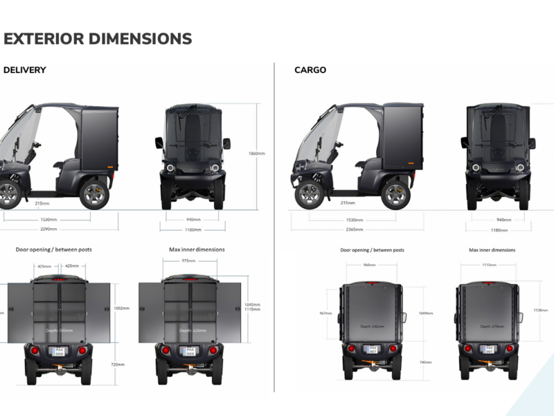 Paxster Cargo Electric Vehicle