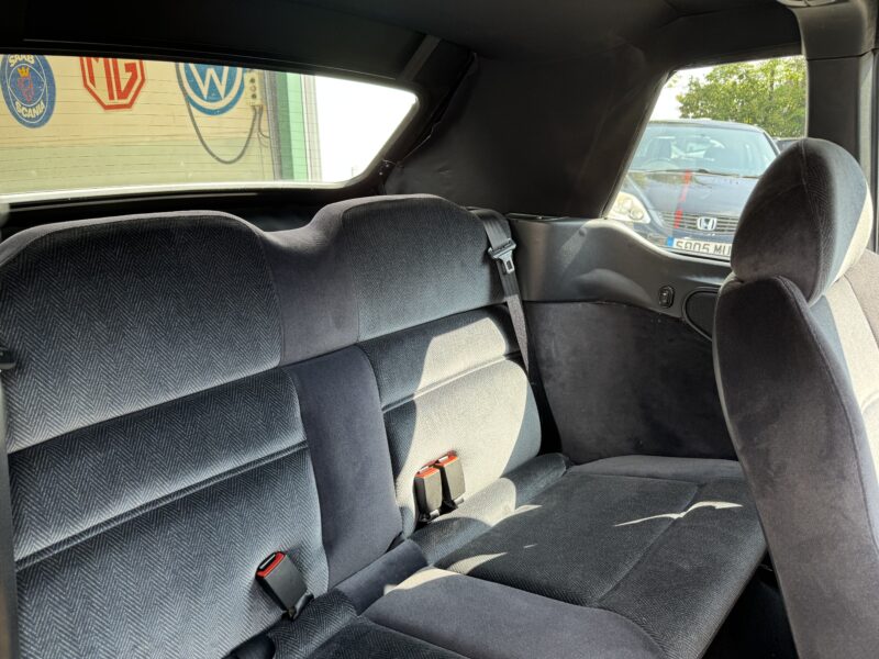 Ford Escort Cabriolet 1.8cc Gear Light Blue 1996 Low mileage 29,000 from new.