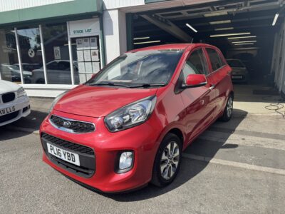 Kia Picanto Red 2016 38,000 Miles