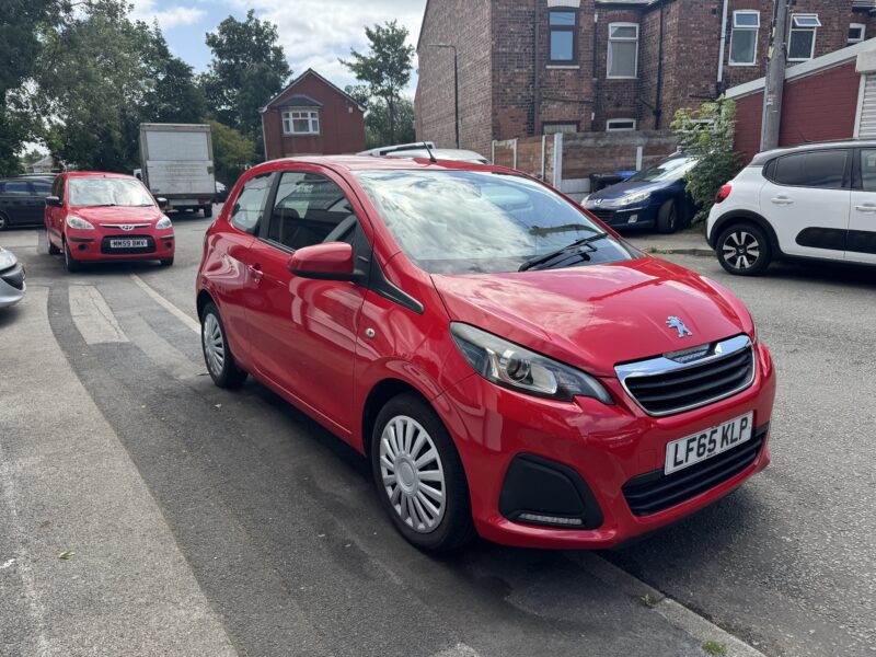 Peugeot 108 2015 3 Door Red 52,000 Miles £20 Road Tax