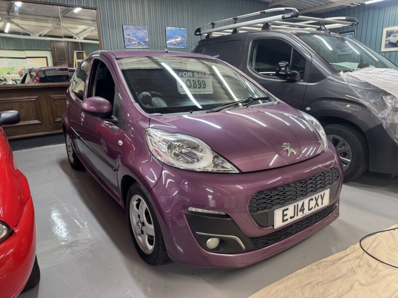 Peugeot 107 Allure 5 Door 1L Purple 66000 Miles 2014