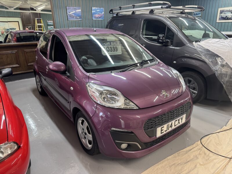 Peugeot 107 Allure 5 Door 1L Purple 66000 Miles 2014