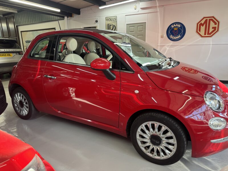 Fiat 500 Lounge 1.2L 3 Door 2017 Red 47,000 Miles 1 Owner
