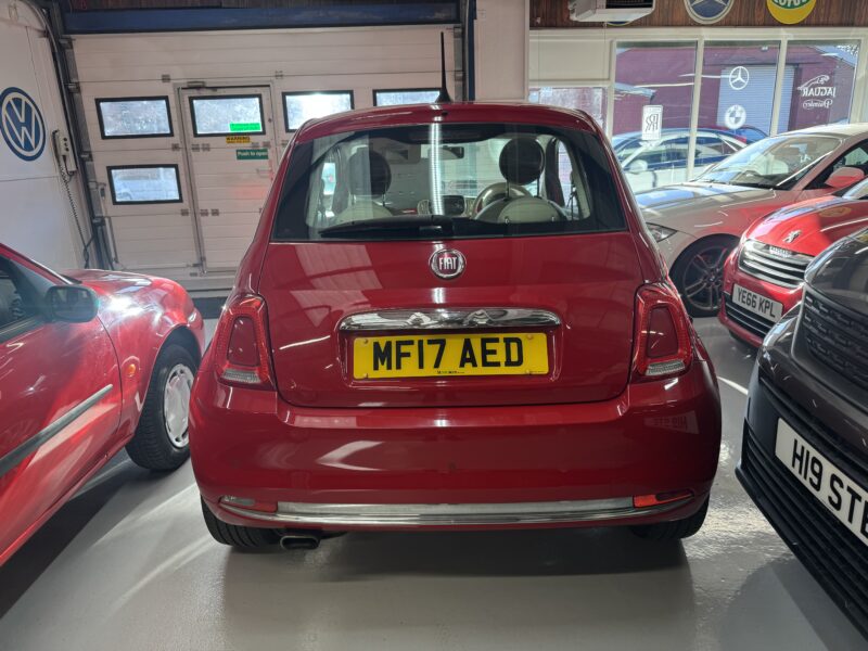 Fiat 500 Lounge 1.2L 3 Door 2017 Red 47,000 Miles 1 Owner