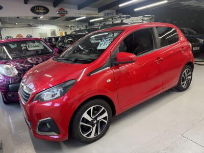 Peugeot 108 1.2L VTi Pure Tech Allure 5 Door 2014 85800 Miles Red FSH