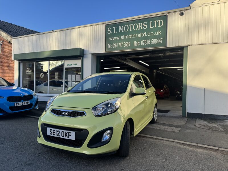 Kia Picanto 1.25L 3 Hatchback 5 Door Petrol Manual FSH 53,797 Miles 2012