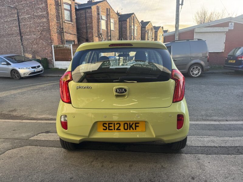 Kia Picanto 1.25L 3 Hatchback 5 Door Petrol Manual FSH 53,797 Miles 2012