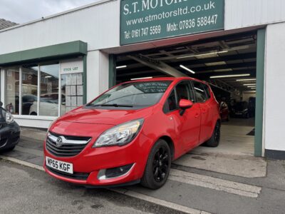 Vauxhall Meriva Life 5 Door 128,437 Miles Red 1.4L 2016 2 Prev Owners