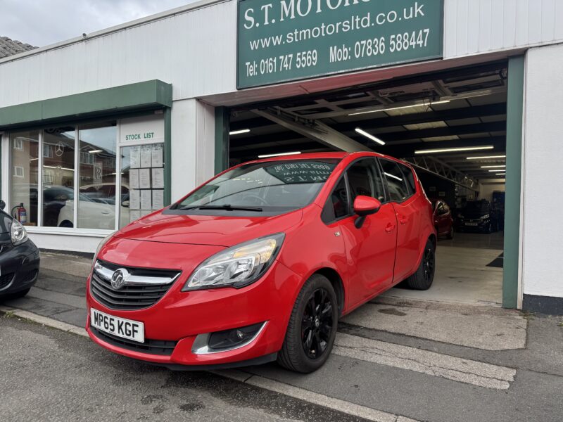 Vauxhall Meriva Life 5 Door 128,437 Miles Red 1.4L 2016 2 Prev Owners