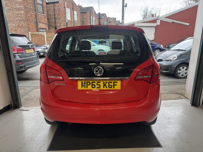 Vauxhall Meriva Life 5 Door 128,437 Miles Red 1.4L 2016 2 Prev Owners