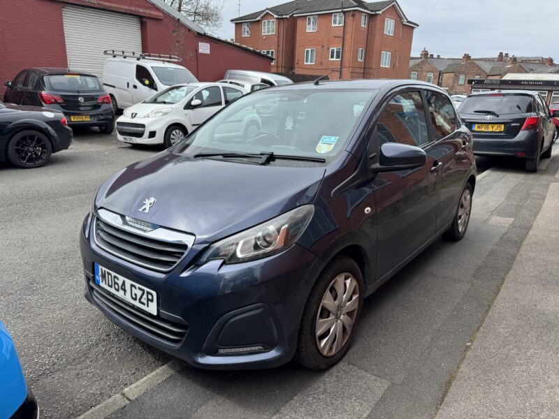 Peugeot 108 1L 5 Door 2015 2 Owners Blue 109,000 Miles Full Clean MOT