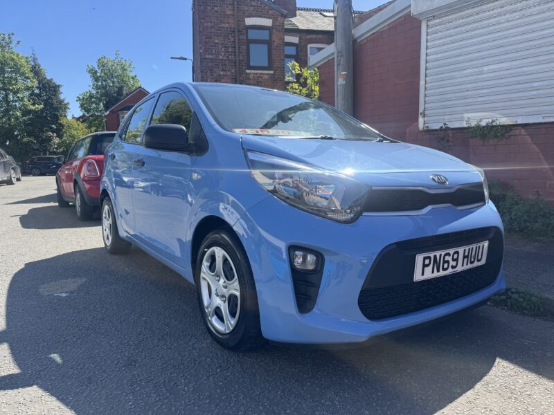 Kia Picanto 1L 2019 FSH 1 Owner Sat Nav Bluetooth 51,700 Miles Blue 5 Door