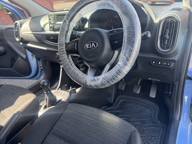 Kia Picanto 1L 2019 FSH 1 Owner Sat Nav Bluetooth 51,700 Miles Blue 5 Door