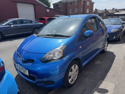 NEW IN Toyota Aygo 1.0L VVT 2011 Blue 3 Door Petrol 1 Owner 45,930 Miles £20 TAX