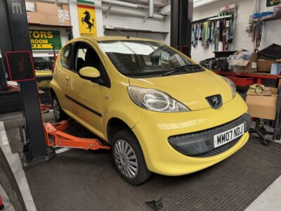 Peugeot 107 3 Door 78,000 Miles £20 Tax Full Mot Yellow