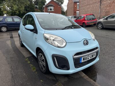 Citroen C1 1L VTR 3 Door 2012 8 Service Stamps Full MOT 68,800 Miles £20 Road Tax