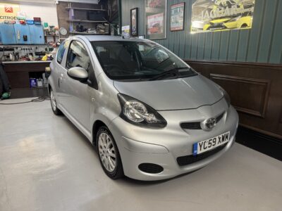 Toyota Aygo 1L Platinum 2009 3 Door 36,200 Miles Silver £20 Road Tax